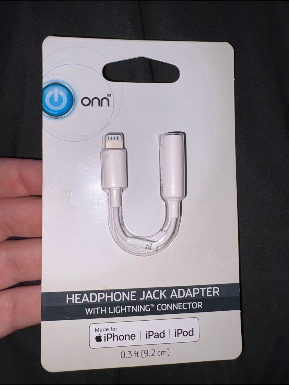 On Running White Lightning to 3.5mm Headphone Jack Adapter